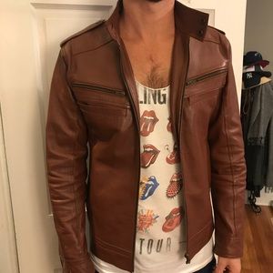 Leather jacket